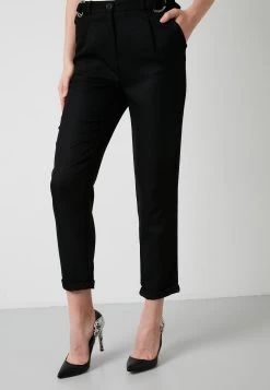 LELA High Waist Trousers- Broek - Black -LELA 9ef342207a7e4a79b0870a839b5fce6b