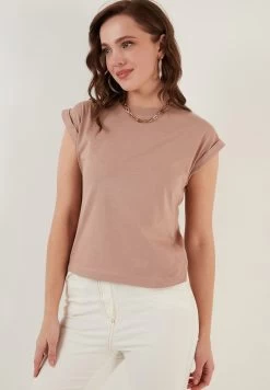 LELA 12 LELA Basic - T-Shirt Basic - Biscuit Color