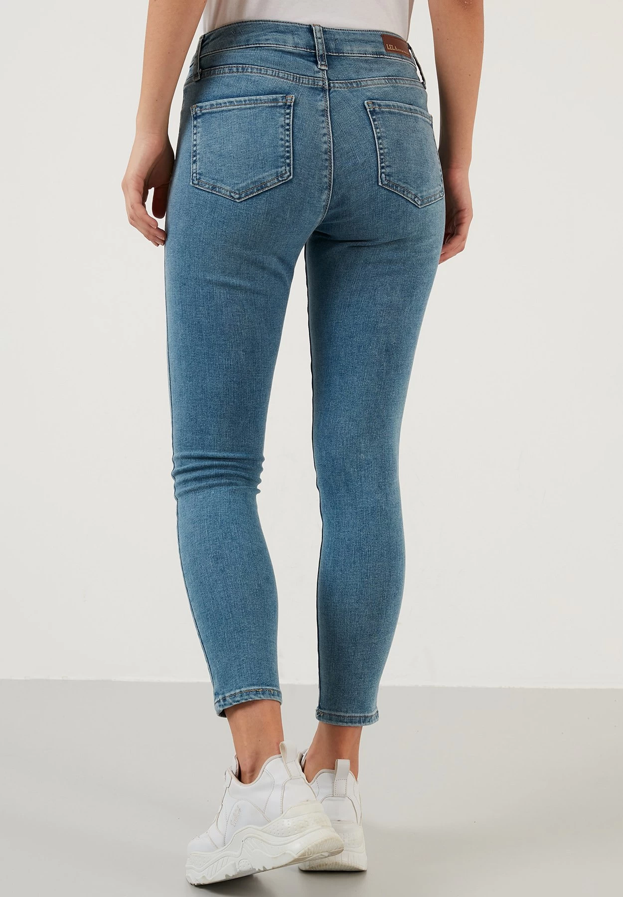 LELA Slim Fit - Jeans Skinny Fit - Light Blue 3 LELA Slim Fit - Jeans Skinny Fit - Light Blue - Afbeelding 3