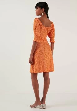 LELA Jurk - Orange -LELA a411755ff9434ebba963196795e6e4a1