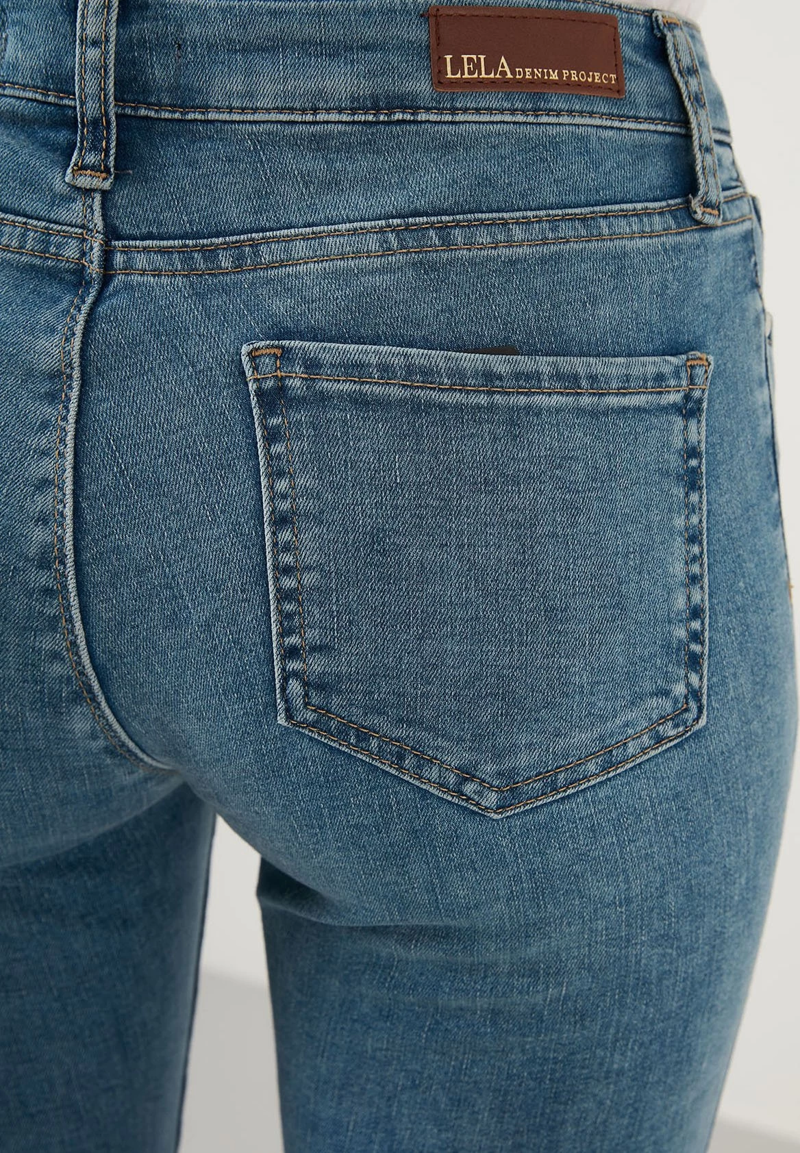 LELA Slim Fit - Jeans Skinny Fit - Light Blue 7 LELA Slim Fit - Jeans Skinny Fit - Light Blue - Afbeelding 7