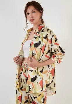 LELA Loose Fit - Broek - Yellow -LELA a724a7e899b14bdbae297eff79888c76