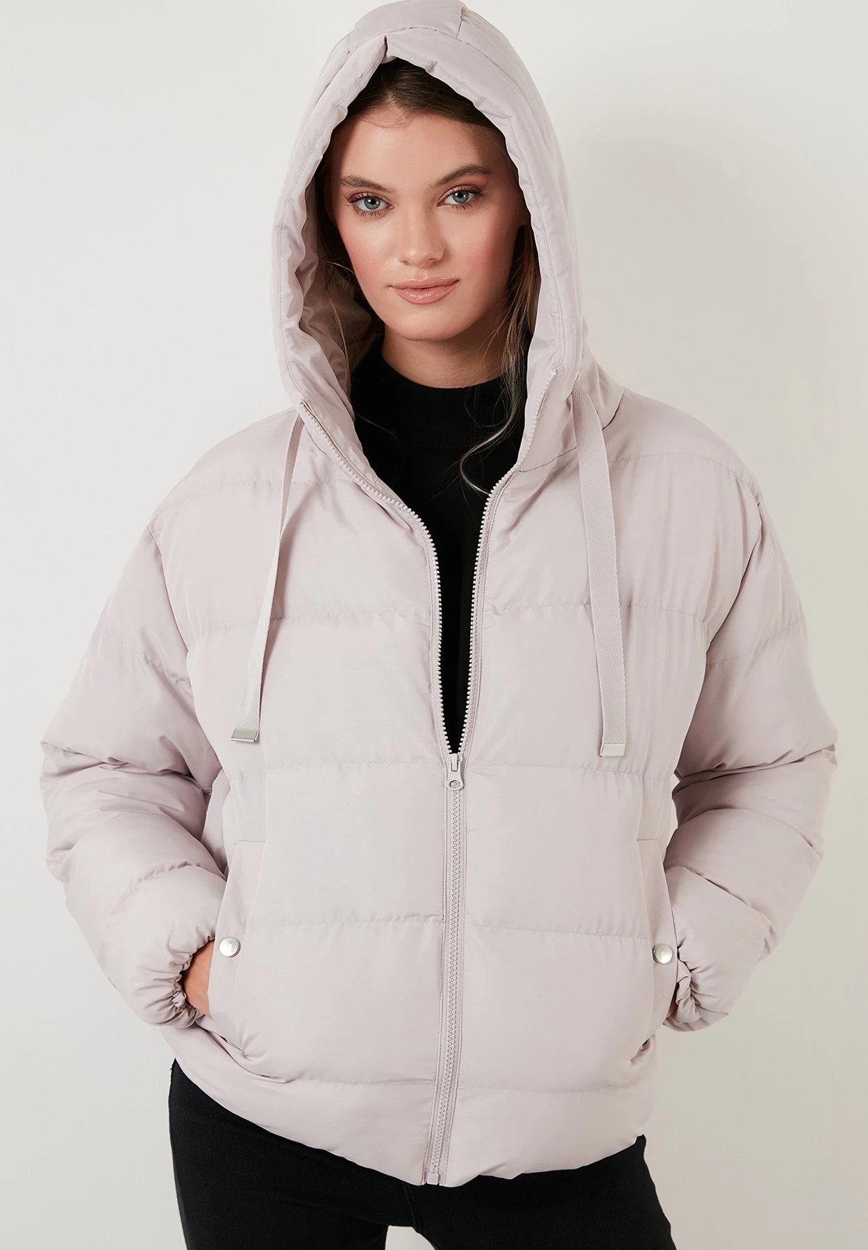 LELA Regular Fit - Winterjas - Stone Colored 2 LELA Regular Fit - Winterjas - Stone Colored - Afbeelding 2