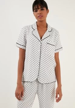 LELA Regular Fit Set - Pyjama - Ecru -LELA a8434532f42f40f4b09e1736769f0745