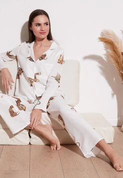 LELA Set - Pyjama - White -LELA a8ac254ddcbe4248a3c7d44b8a308041