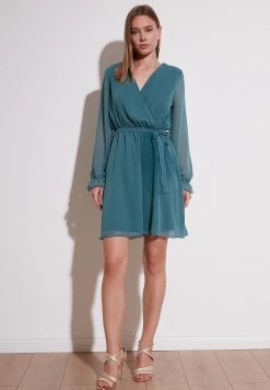 LELA Mini- Jurk - Mint 13 LELA Mini- Jurk - Mint -LELA aa8ddd34b50a49d28330b449f3e4276d