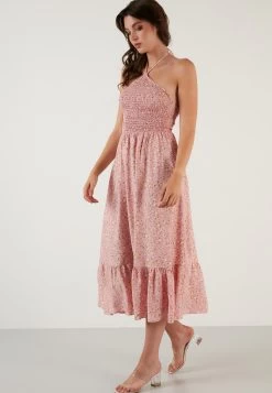 LELA Regular Fit - Jurk - Pink -LELA aba8e4a3045f4168be0b553e714dbbb4