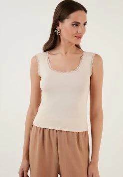 LELA Slim Fit - Top - Stone Colored -LELA abcd4dd055574645938d4eccd308fdb1