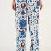 LELA Broek - White/Blue