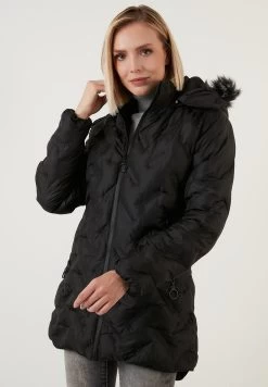 LELA Slim Fit - Winterjas - Black -LELA b1d17fc2b2e8460180c3c674576139ff