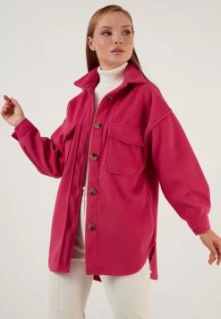 LELA Loose Fit - Lichte Jas - Fuchsia