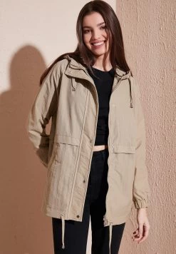 LELA Regular Fit - Parka - Mink -LELA b4f2aa95f9184c3aaea0bac9a9650693