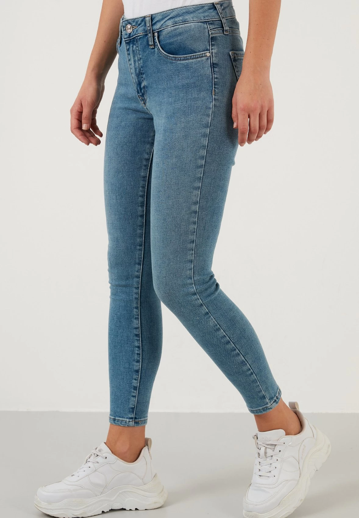 LELA Slim Fit - Jeans Skinny Fit - Light Blue 5 LELA Slim Fit - Jeans Skinny Fit - Light Blue - Afbeelding 5