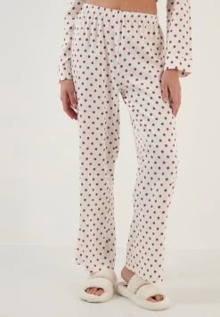 LELA Regular Fit - Pyjama - Ecru -LELA b552af7a81654f9fa5b4daca14f7083c