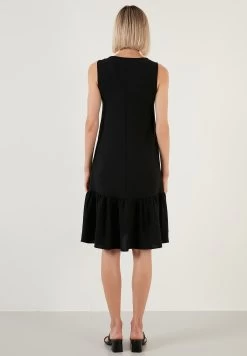 LELA Regular Fit- Jurk - Black -LELA b7ef041fdac64b1ab3ec847a2c4dd96d