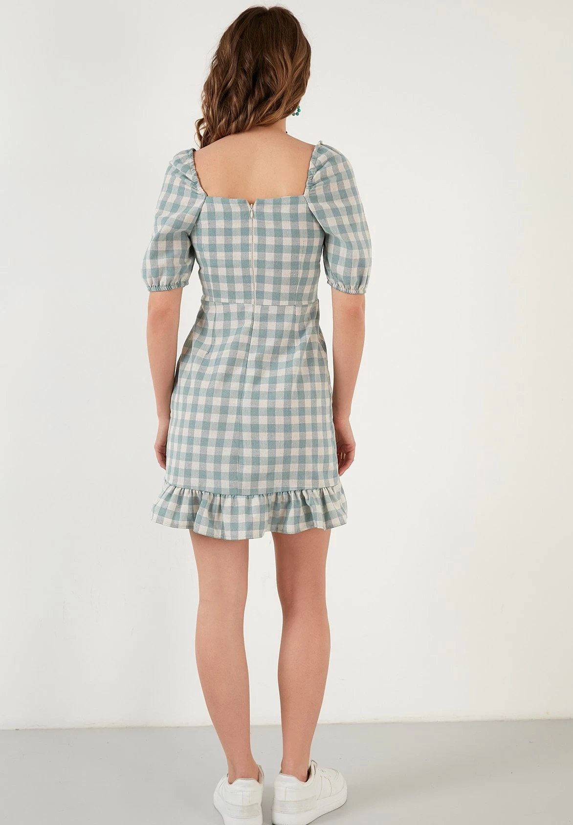 LELA Slim Fit - Jurk - Mint 2 LELA Slim Fit - Jurk - Mint - Afbeelding 2