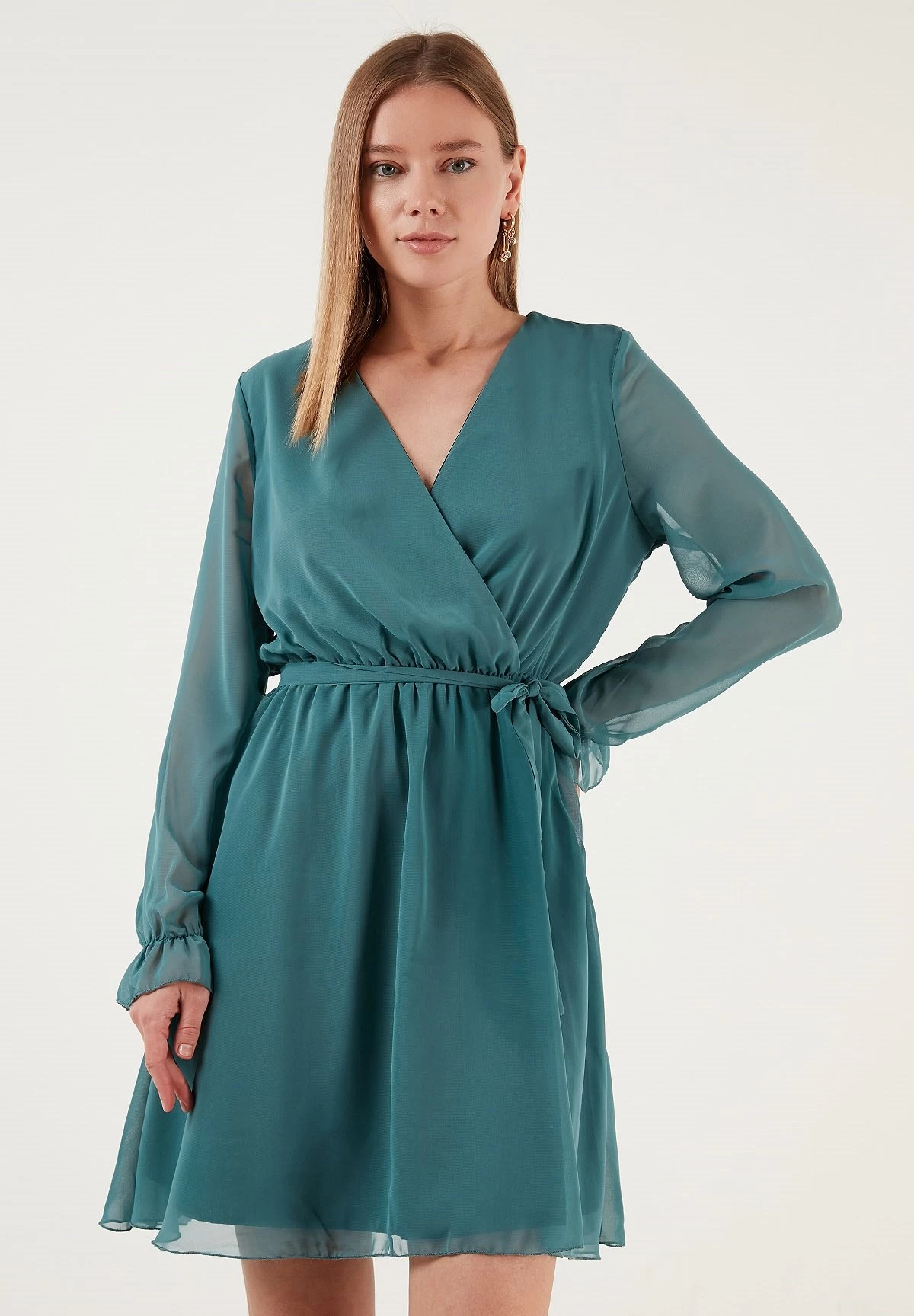 LELA Mini- Jurk - Mint 1 LELA Mini- Jurk - Mint