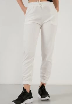 LELA Slim Fit - Trainingsbroek - Ecru