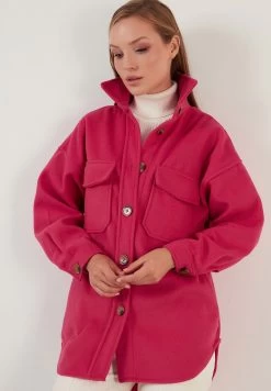 LELA Loose Fit - Lichte Jas - Fuchsia 9 LELA Loose Fit - Lichte Jas - Fuchsia -LELA b96f5590f3454bbeb6348f639a09c104
