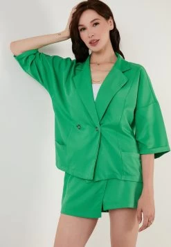 LELA Fit - Blazer - Green -LELA c04cd8372e3d4291921e235b2988d9af
