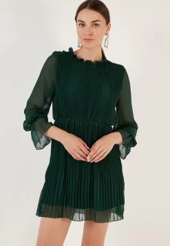 LELA Regular Fit - Jurk - Emerald Green