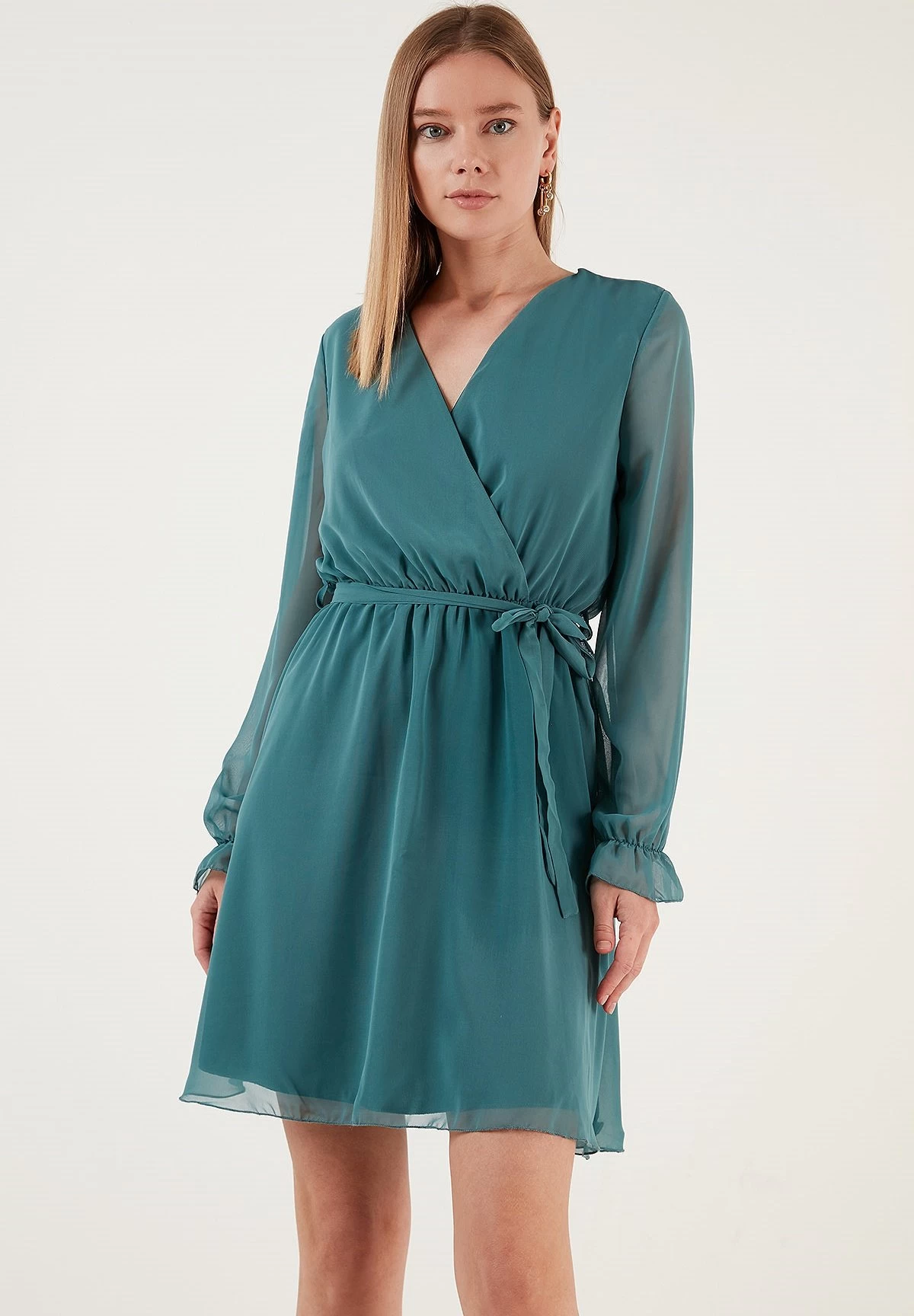 LELA Mini- Jurk - Mint 6 LELA Mini- Jurk - Mint - Afbeelding 6