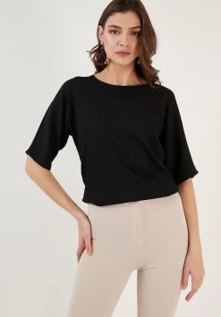 LELA Regular Fit - T-Shirt Basic - Black 9 LELA Regular Fit - T-Shirt Basic - Black -LELA c9e617f6b30a4ab8942877d53fc514d2