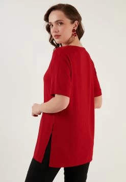 LELA Slim Fit - Blouse - Red 7 LELA Slim Fit - Blouse - Red -LELA ca67bf8b416148bda96fdce8c4d99c02