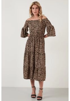LELA Slim Fit - Jurk - Leopard 7 LELA Slim Fit - Jurk - Leopard -LELA cb180b07b93d4450bd7e6cb2d8c7ccfd