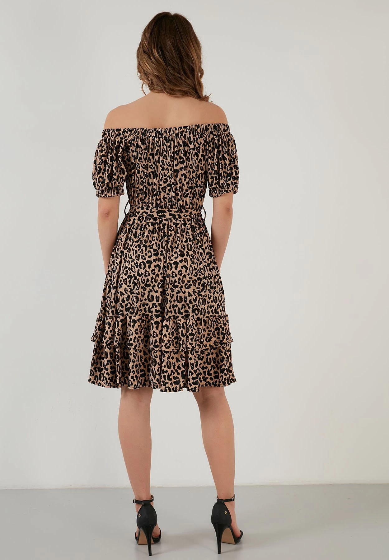 LELA Regular Fit - Jurk - Leopard 3 LELA Regular Fit - Jurk - Leopard - Afbeelding 3