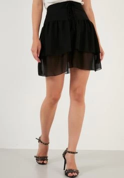 LELA Regular Fit - Minirok - Black 10 LELA Regular Fit - Minirok - Black -LELA ce89718618724d7e8a2c322337063a2b