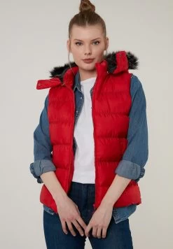 LELA Slim Fit - Bodywarmer - Red 13 LELA Slim Fit - Bodywarmer - Red -LELA cebd17b41eaa47ec9ab584262274d7dd