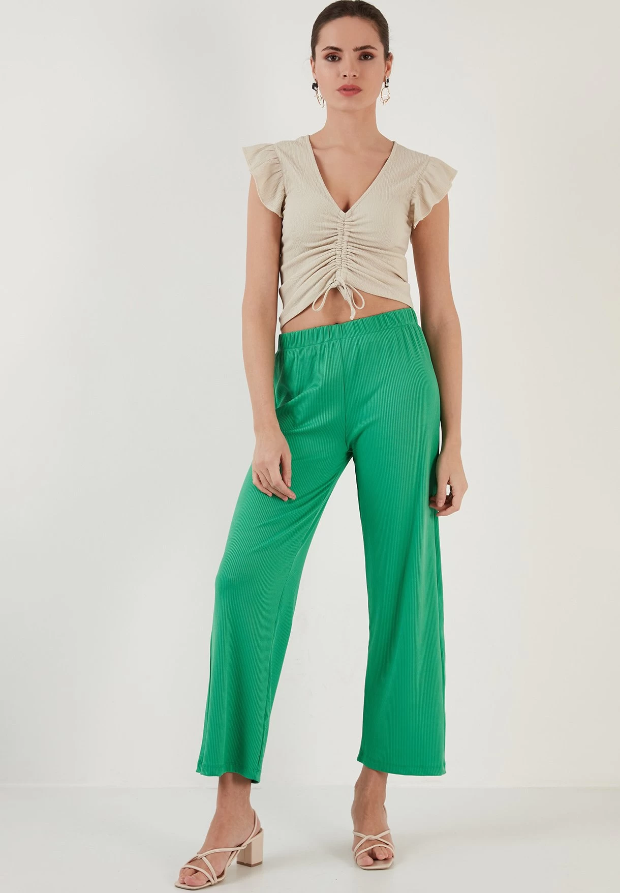 LELA Regular Fit - Broek - Benetton Color 2 LELA Regular Fit - Broek - Benetton Color - Afbeelding 2