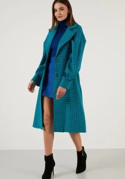 LELA Loose Fit - Trenchcoat - Green -LELA d07fa7a6ae5948c782b7f604a02c68b1