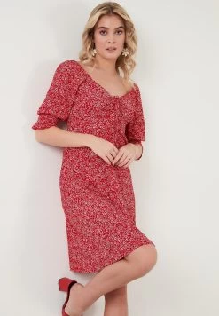 LELA Jurk - Red -LELA d0b3a63f6b5c454c81bcf413b5285b81