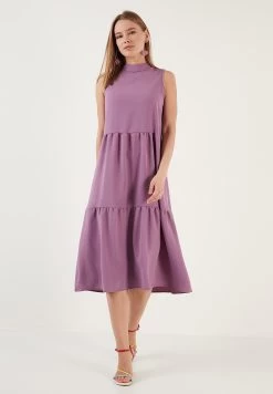 LELA Regular Fit - Jurk - Lilac -LELA d3b386cede6a48bba66b5fde5d8e56e7