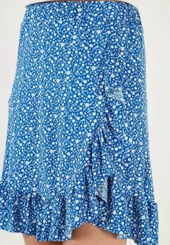 LELA High Waist - Wikkelrok - Blue 6 LELA High Waist - Wikkelrok - Blue -LELA d4ebad80f43845c699b1249820785828