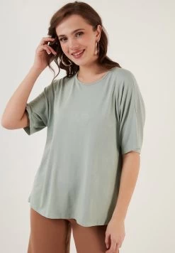 LELA Loose Fit - Blouse - Almond Green 7 LELA Loose Fit - Blouse - Almond Green -LELA d51b75625ee442938df75822f17f1ad4