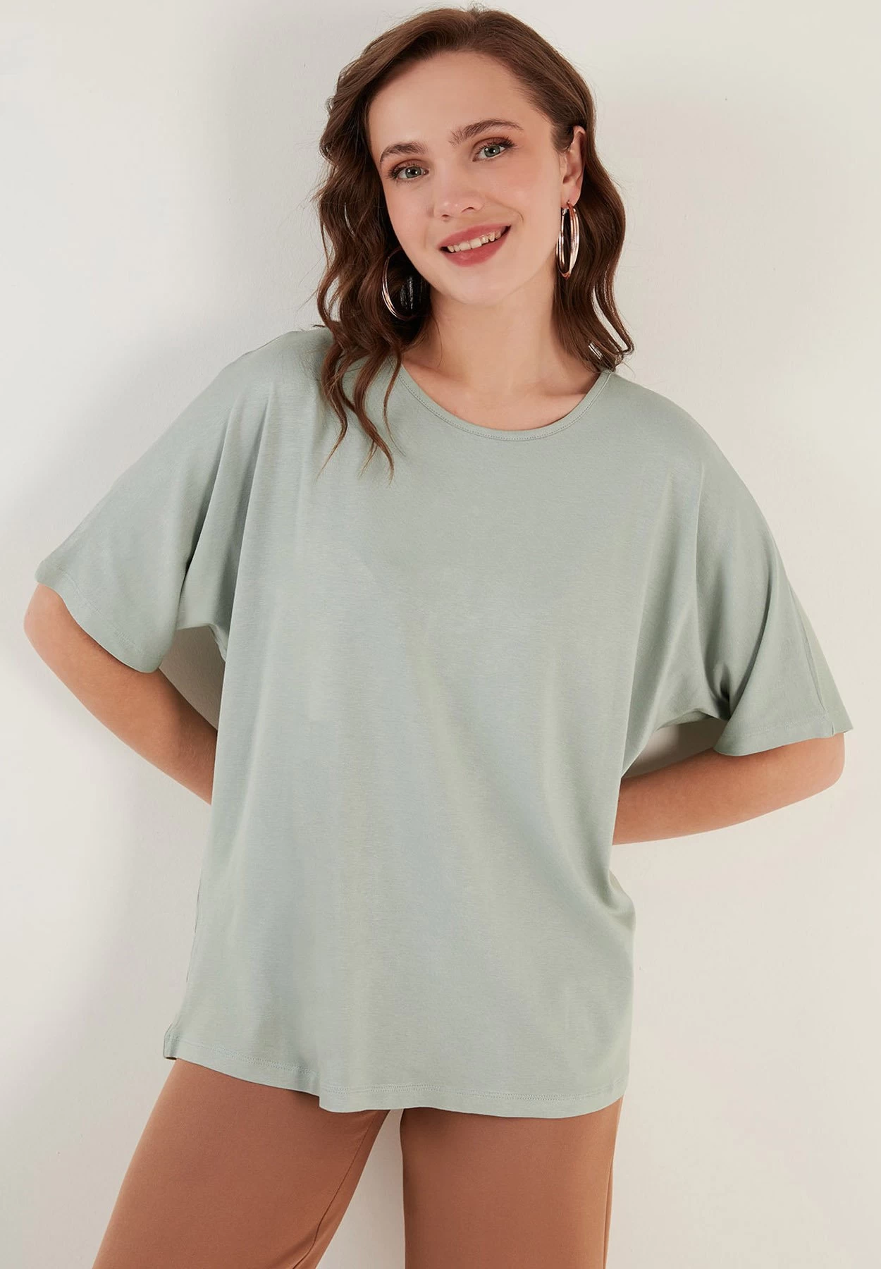 LELA Loose Fit - Blouse - Almond Green 5 LELA Loose Fit - Blouse - Almond Green - Afbeelding 5
