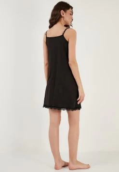 LELA Soft Touch - Nachtjapon - Black -LELA d85774180e224a0cb13cd614d8168d43