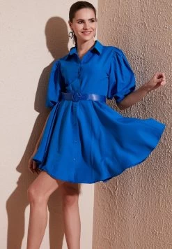 LELA Regular Fit - Blousejurk - Saxe Blue 11 LELA Regular Fit - Blousejurk - Saxe Blue -LELA d92ef81ce4374e8fa9f711e43f307767