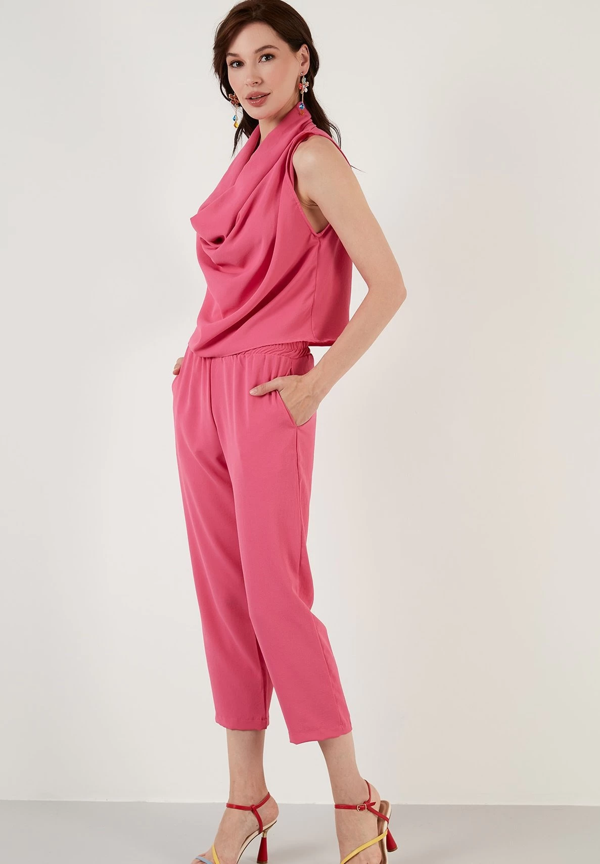 LELA Two Piece Set - Regular Fit - Broek - Fuchsia 2 LELA Two Piece Set - Regular Fit - Broek - Fuchsia - Afbeelding 2