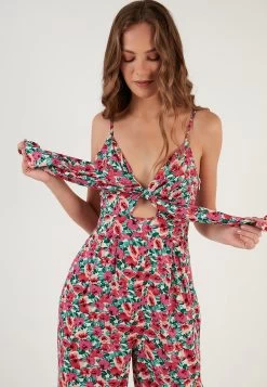 LELA Regular Fit - Jumpsuit - Pink 10 LELA Regular Fit - Jumpsuit - Pink -LELA db17fff3a8194684a1cea9fb004536b7