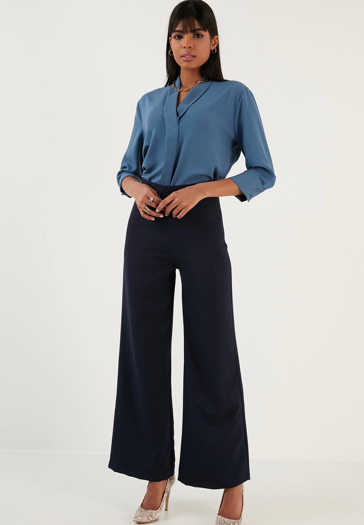 LELA Broek - Dark Blue 2 LELA Broek - Dark Blue - Afbeelding 2