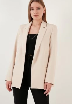 LELA Regular Fit - Blazer - Stone -LELA dd0b78fd544b458db8062aa477ab8199