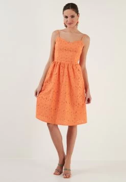 LELA Regular Fit - Jurk - Orange