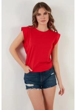 LELA Crew Neck - T-Shirt Basic - Red -LELA df19d0c985974c19a303112c845d175d