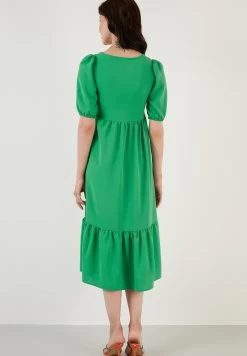 LELA Regular Fit - Jurk - Green 7 LELA Regular Fit - Jurk - Green -LELA e22fa303133f49988331ec3f4376f631