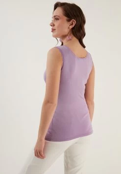 LELA Slim Fit - Top - Lilac -LELA e2c0d29933ad43b78173e55fa57532e5