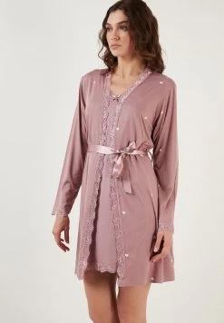 LELA Soft Touch - Nachtjapon - Dusty Rose -LELA e3757d701ca2411b902251adfce2d280